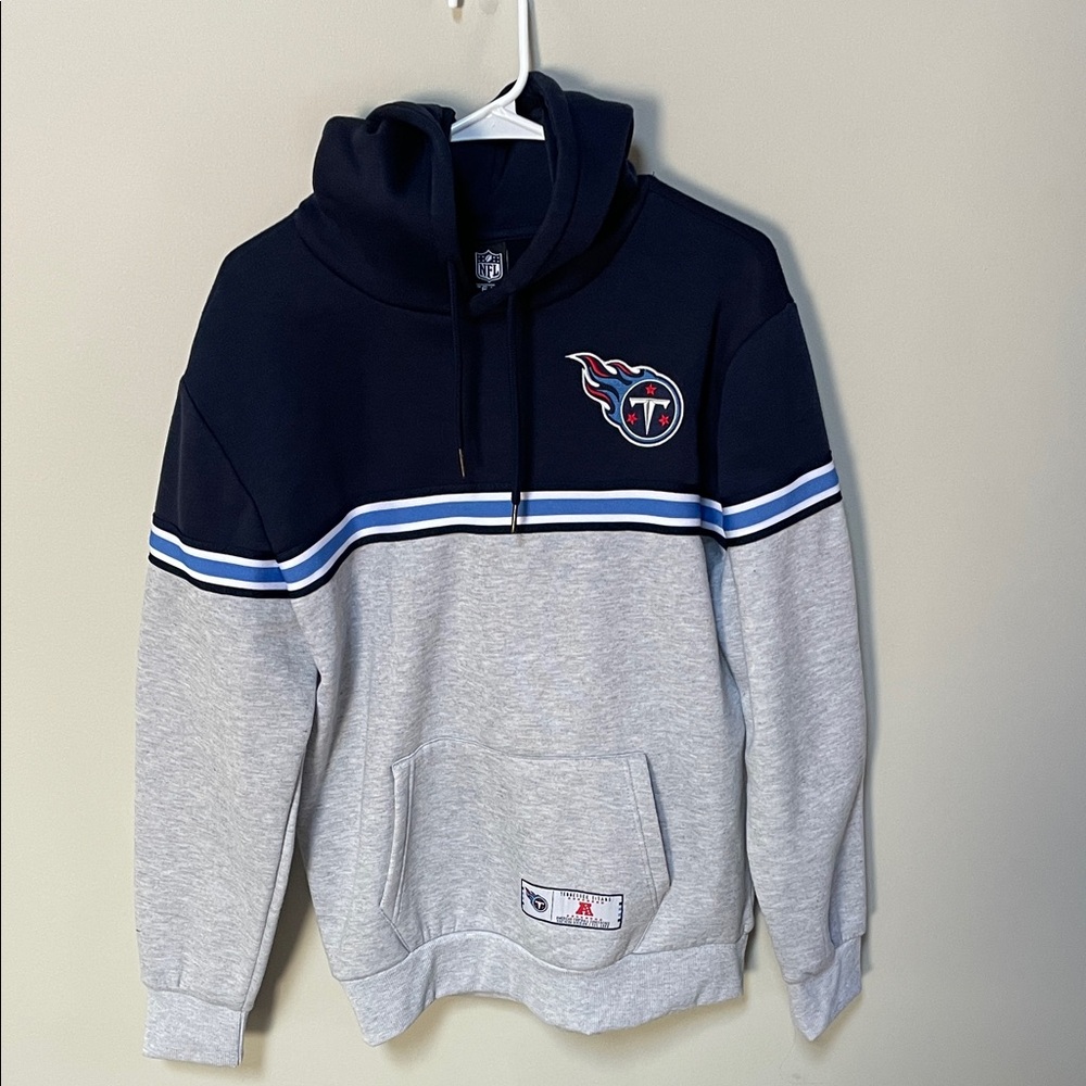 Majestic Titans Hoodie in Navy and Gray
